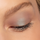 model wearing peach makeup