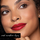 red ombre lips look image