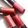 tinted lip balm with water droplets