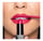 model applying plush lip liner and lipstick