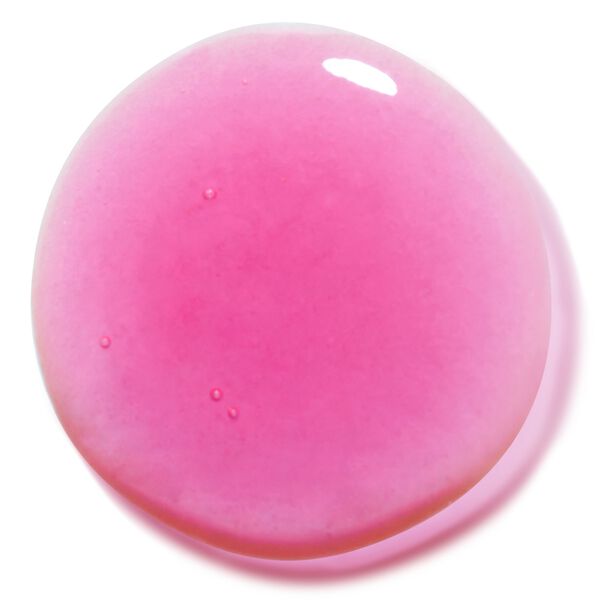Natural lip oil sheer cherry swatch