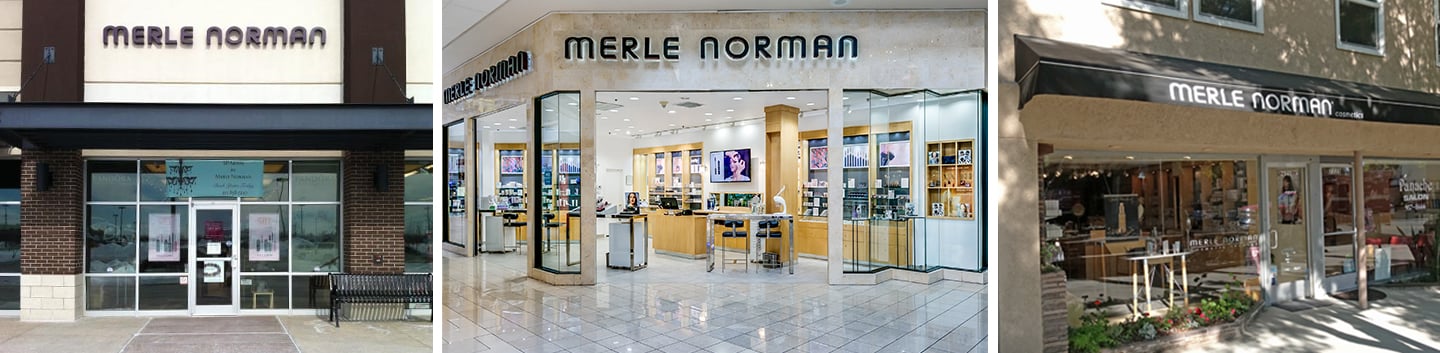 Merle Norman studio storefronts