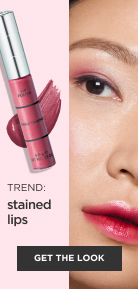 trend: stained lips. get the look
