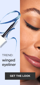 trend: winged eyeliner. get the look