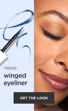 trend: winged eyeliner. get the look